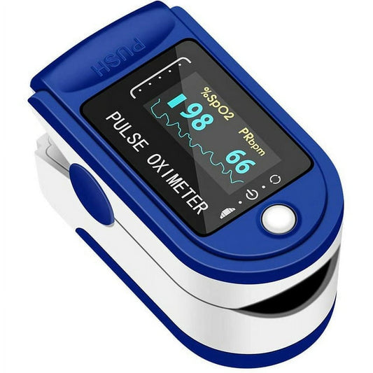 Pulse Oximeter, Finger Pulse Oximeter and OLED Display, Pulse Oximeter Fingertip, Accurate Fast Sp02 Reading Oxygen Meter, Heart Rate Monitor for Adult Child with Lanyard